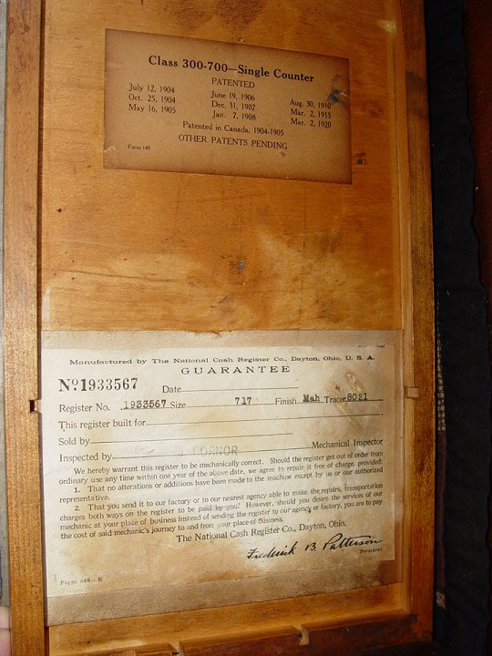 National Cash Register Model 717 for sale Back N Time Antiques Bemidji MN