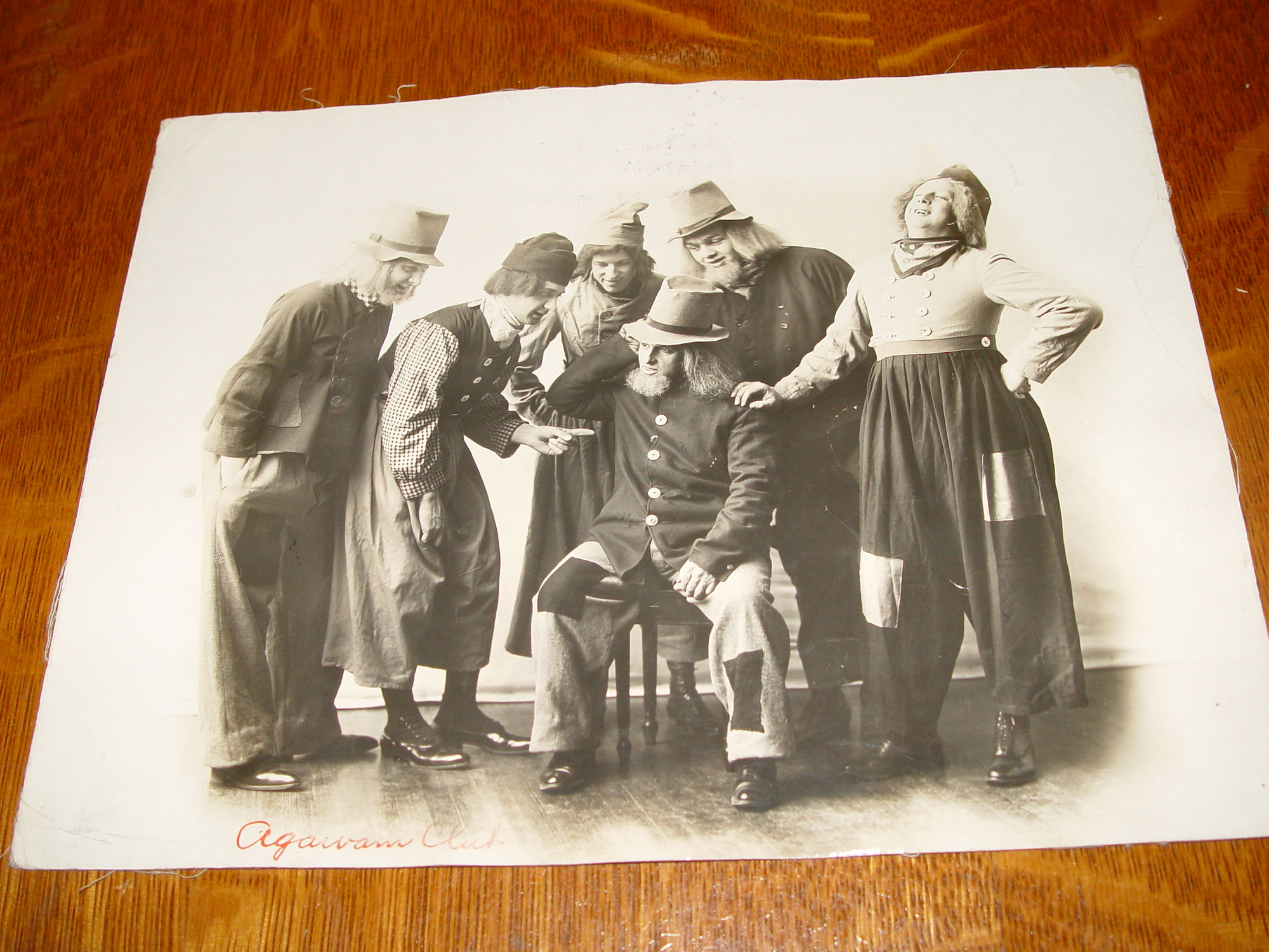 early large photo 1900s dutch villages red mill hooker howe haverhill massachusettes play actors entertainment theater costume