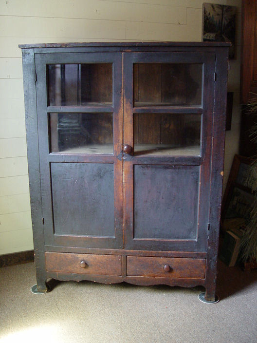 Excellent Early Missouri German Cupboard Pegged Hand made joints