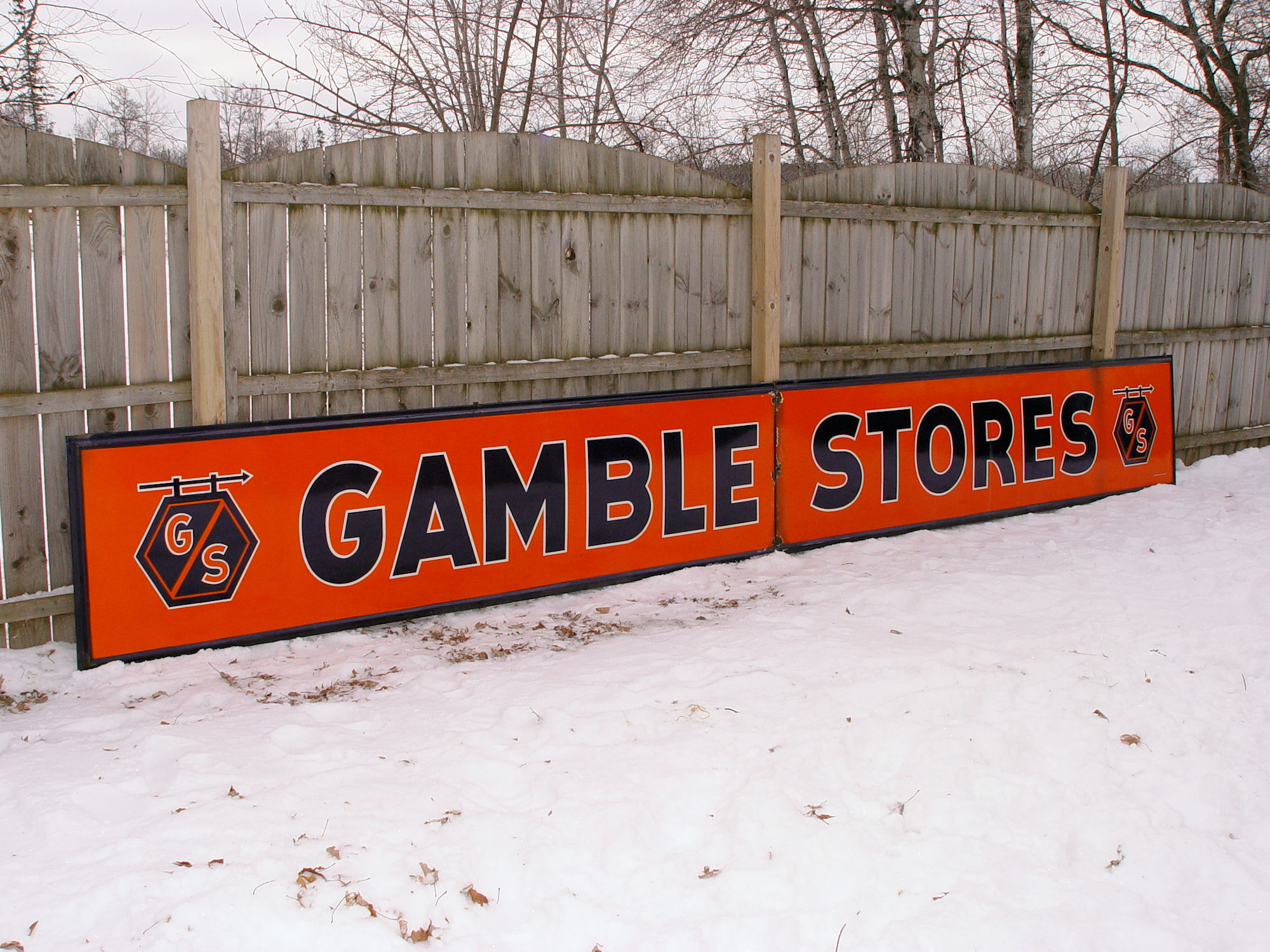 1930s Porcelain Gambles
Storefront Hardware Sign