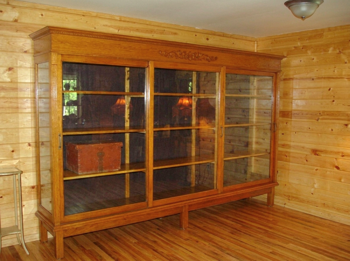 Antique Oak Haberdashery
                                        Display Cabinet, Large, 19th
                                        Century