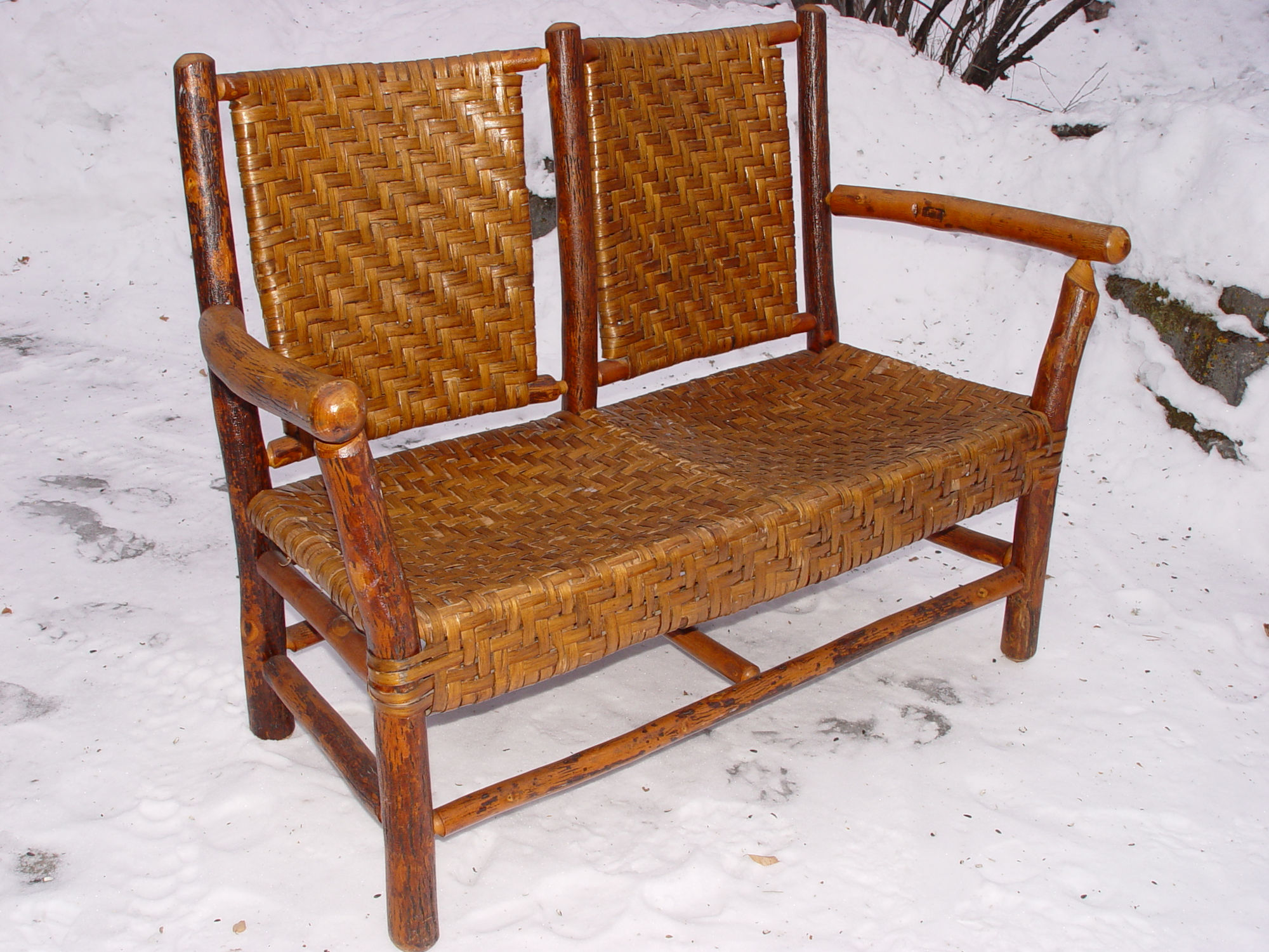 Vintage Old Hickory
American Martinsville Settee
Bench c. 1930