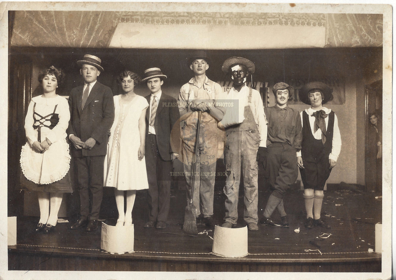 1930's Photograph; Costumes
                                        Black Americana, Tom Sawyer,
                                        Stage Play
