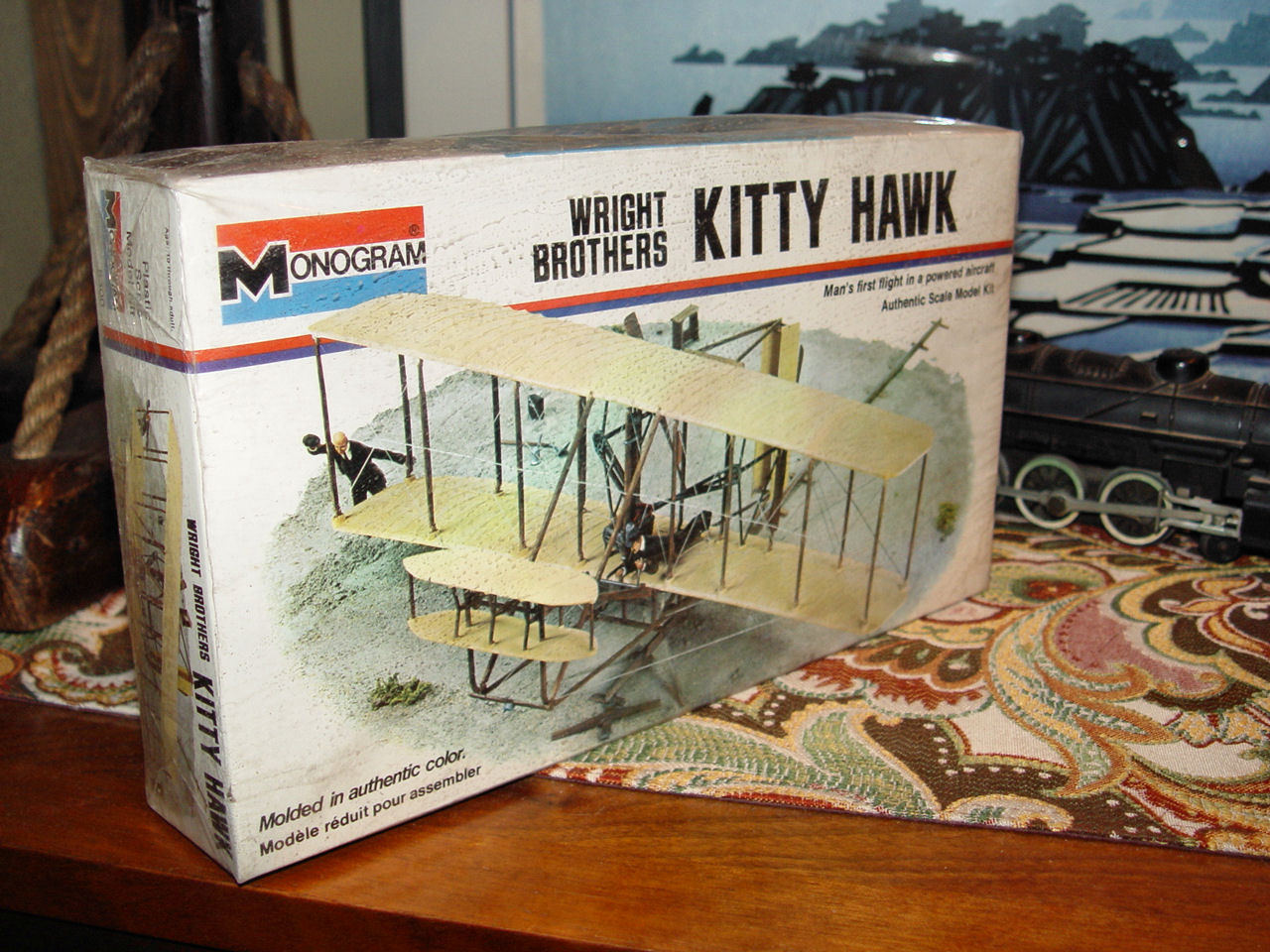 1973 Monogram 5300 Wright
                                        Brothers Kitty Hawk Model Kit