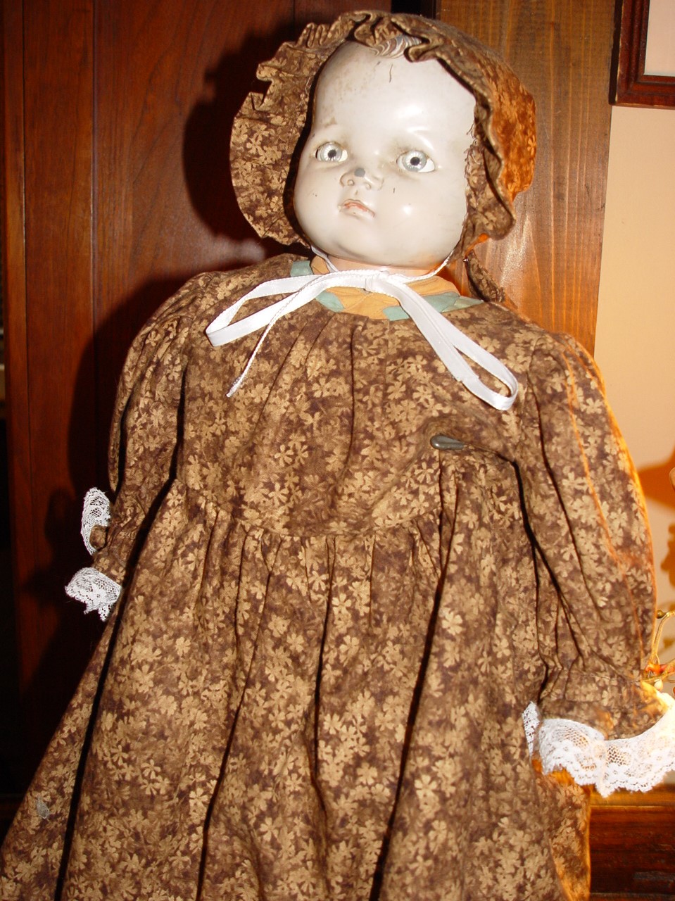Vintage IDEAL Doll Pat No
                                        2252077 19'' in Original Cloth
                                        Body Plassie? Collectible Doll
                                        Hard Plastic
