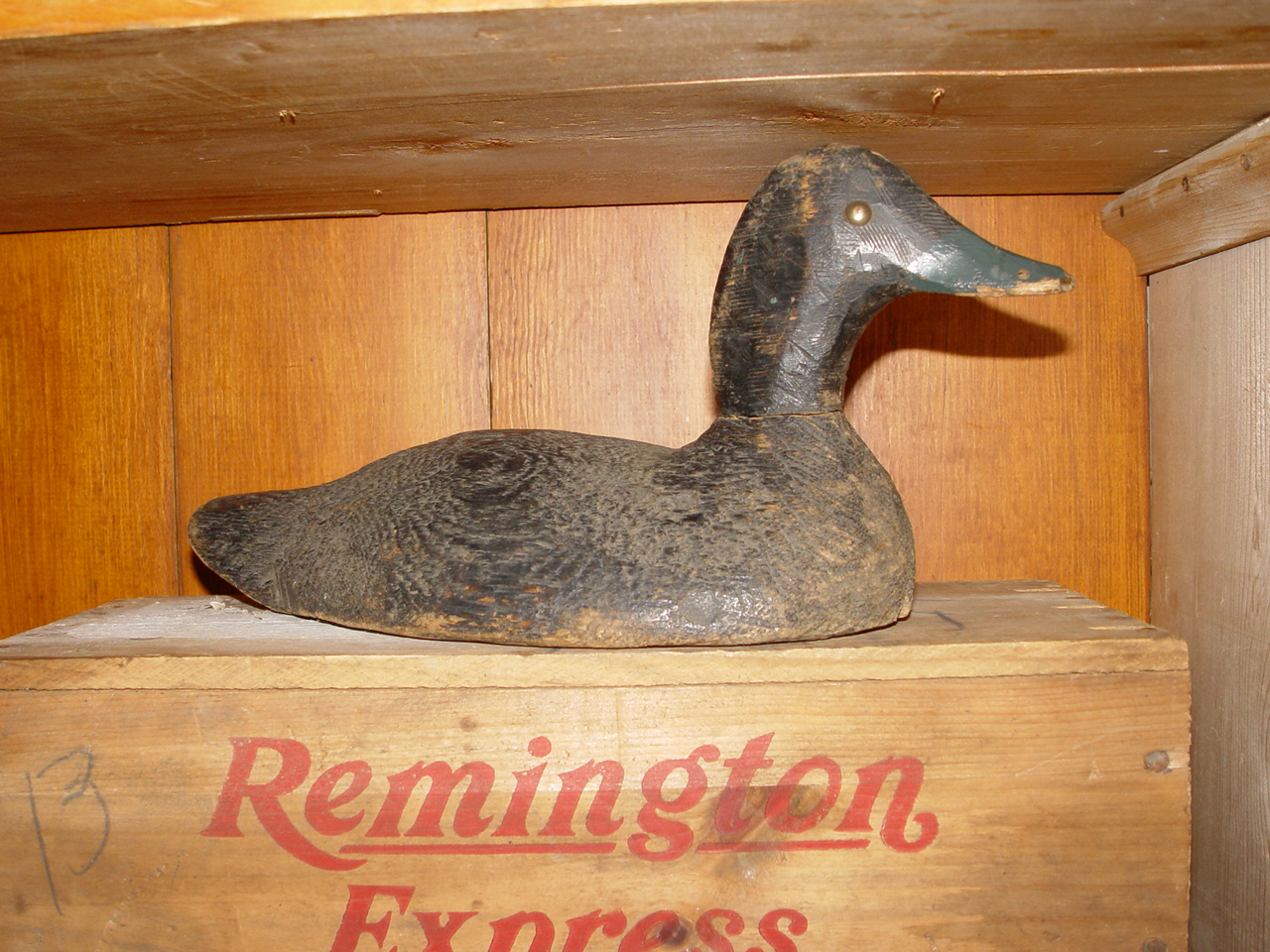 Minnesota
                        Coot Tack Eyed Working Duck Decoy, Old Paint
