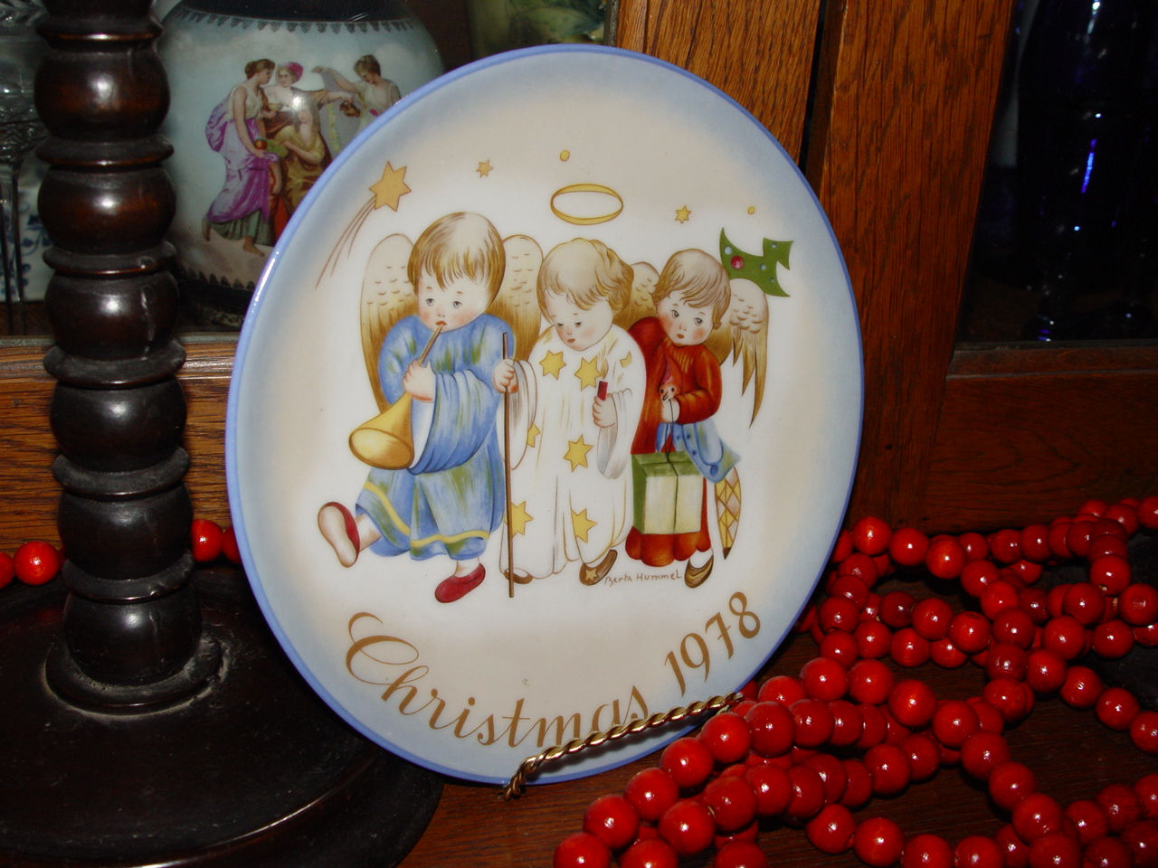 Schmid 1978 Christmas Plate
                                        Heavenly Trio Berta Hummel by
                                        F.X. Schmid