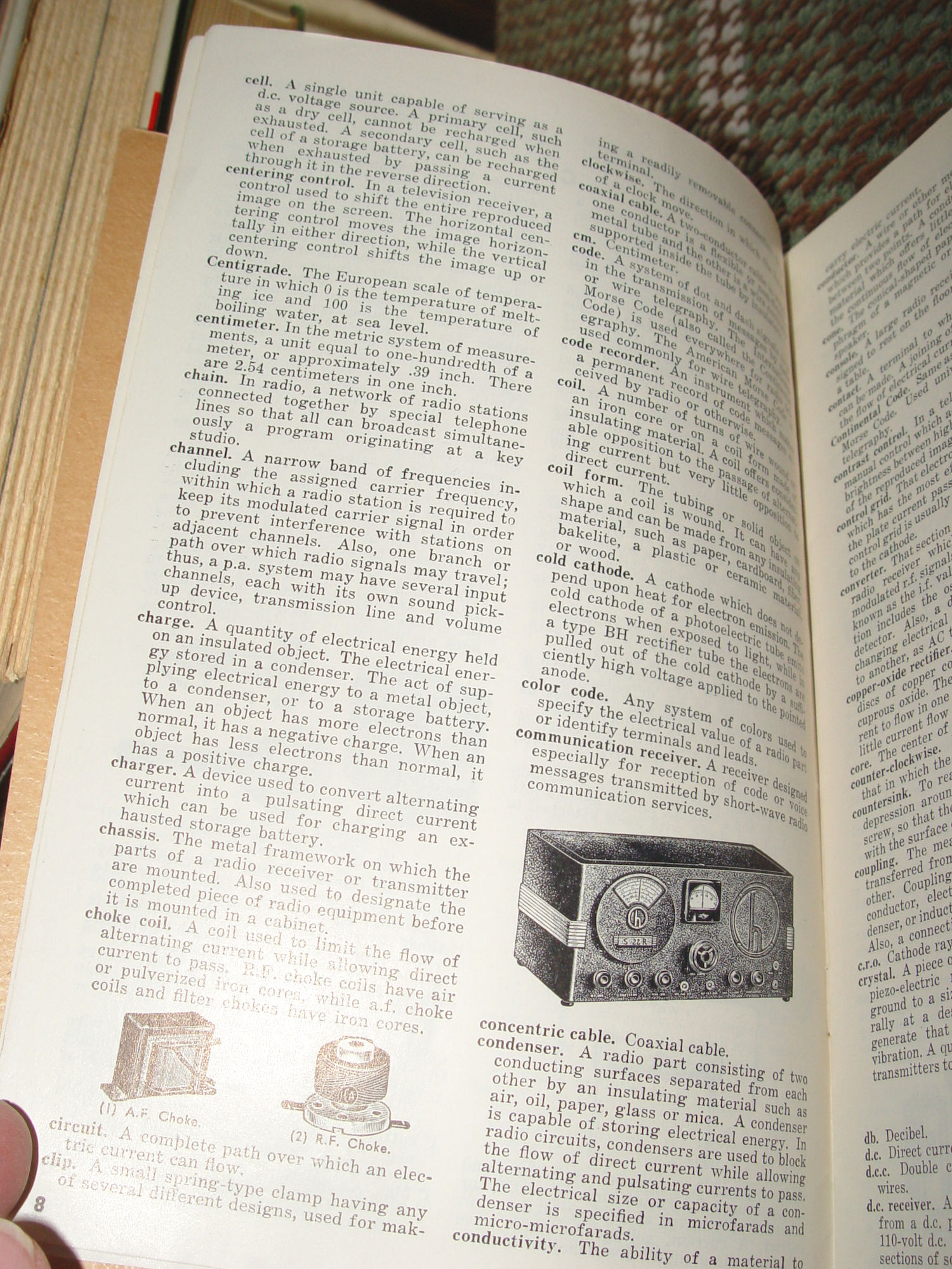 A Dictionary of Radio Terms 1943 - Graphic
                Electronics and Television Booklet