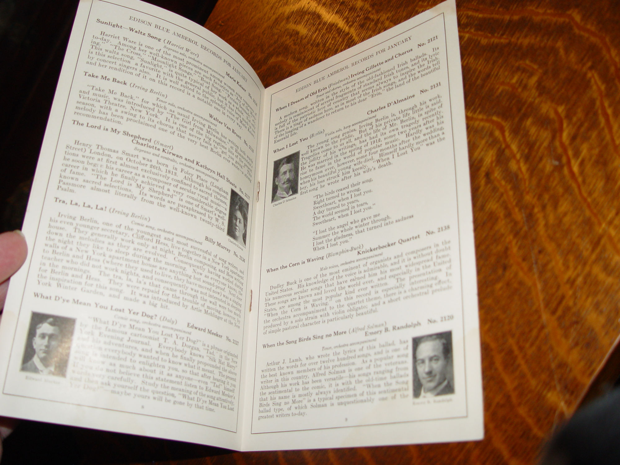 1914 Edison Blue Amberol Records List # 2515
                Mazeppa, MN