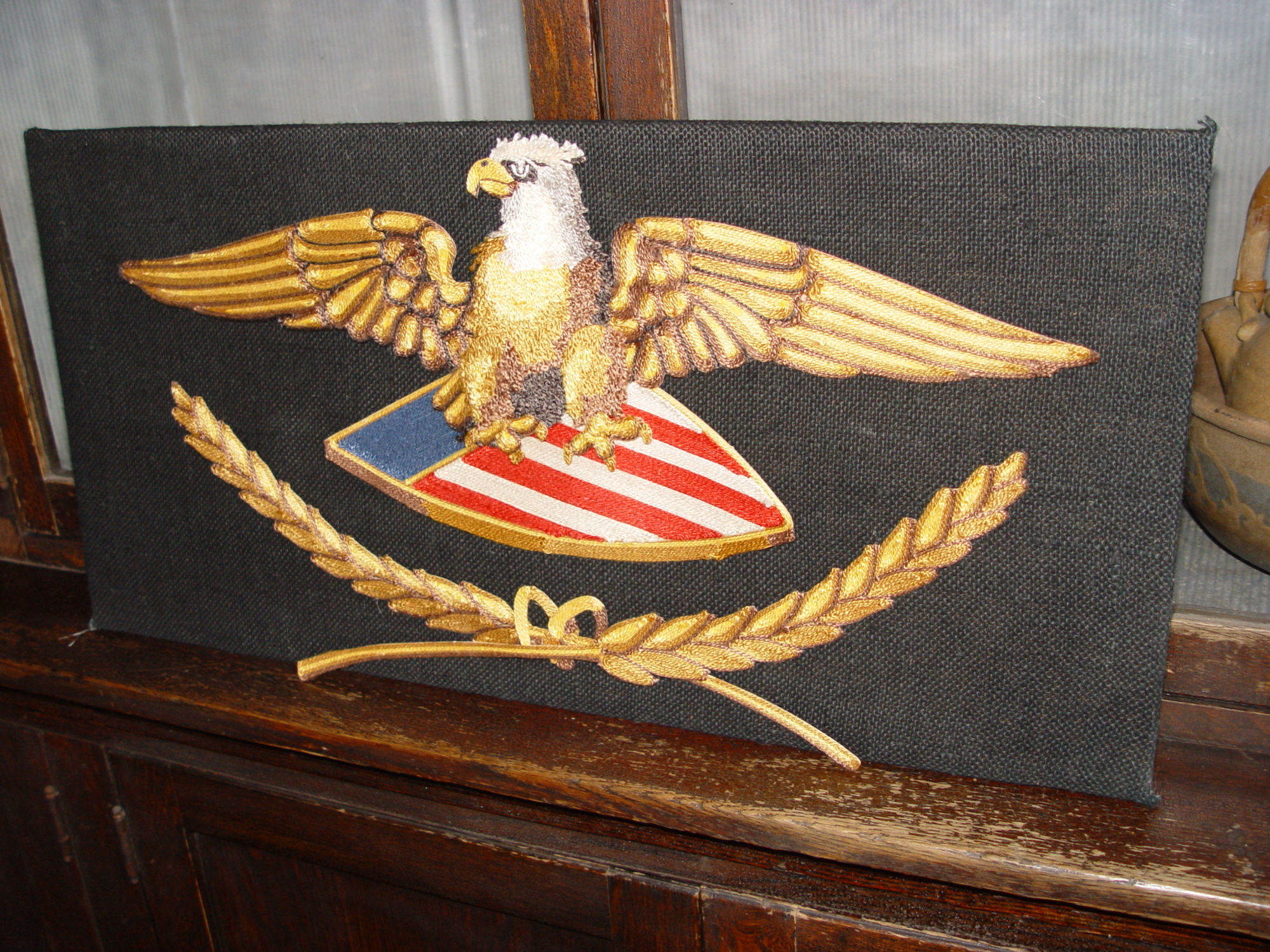 US Army Patriotic Military
                                        Eagle and Wheat Sheaf's Fabric /
                                        Yarn