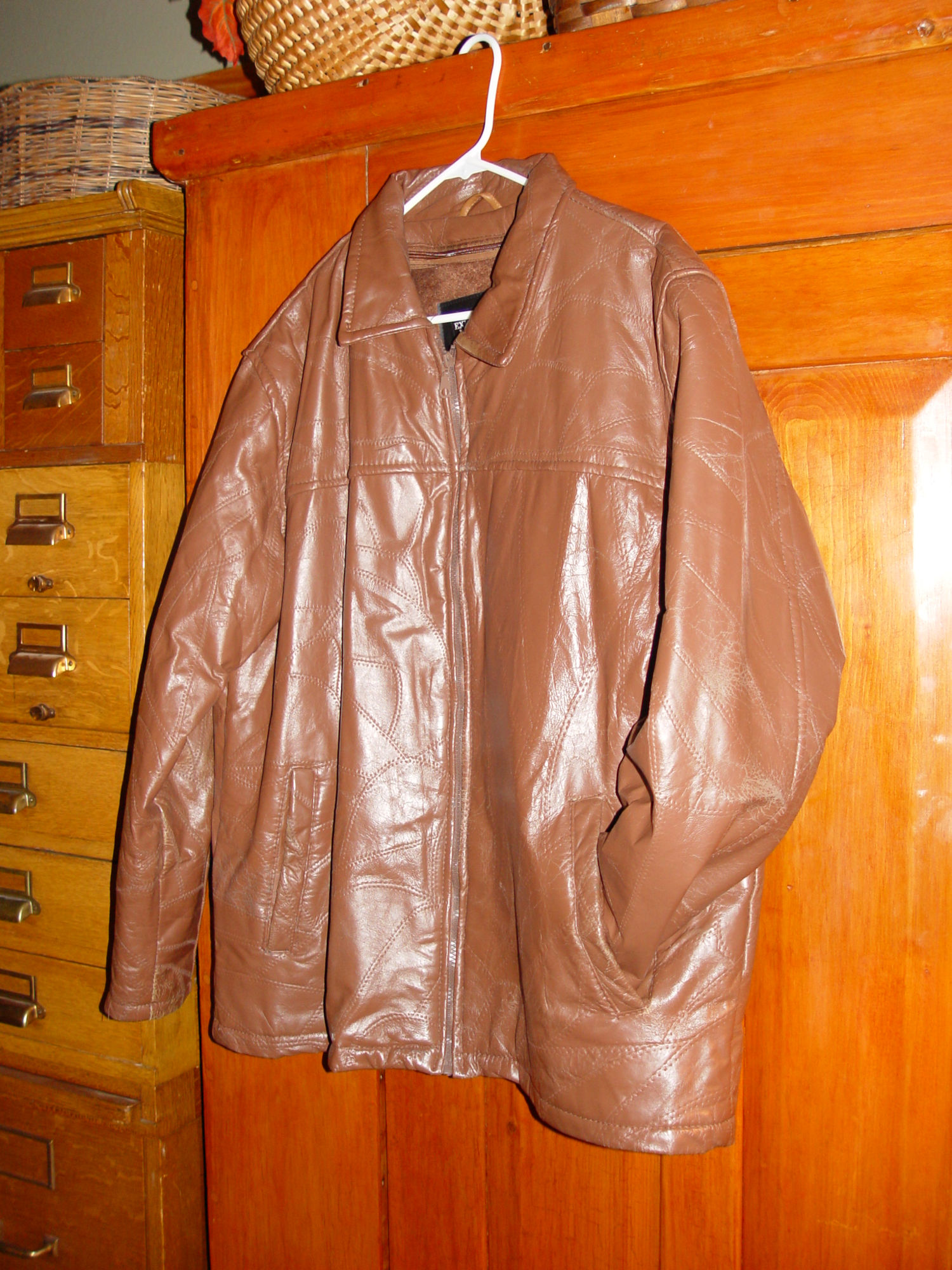 Haband
                        Executive Division 100% Leather Jacket XL