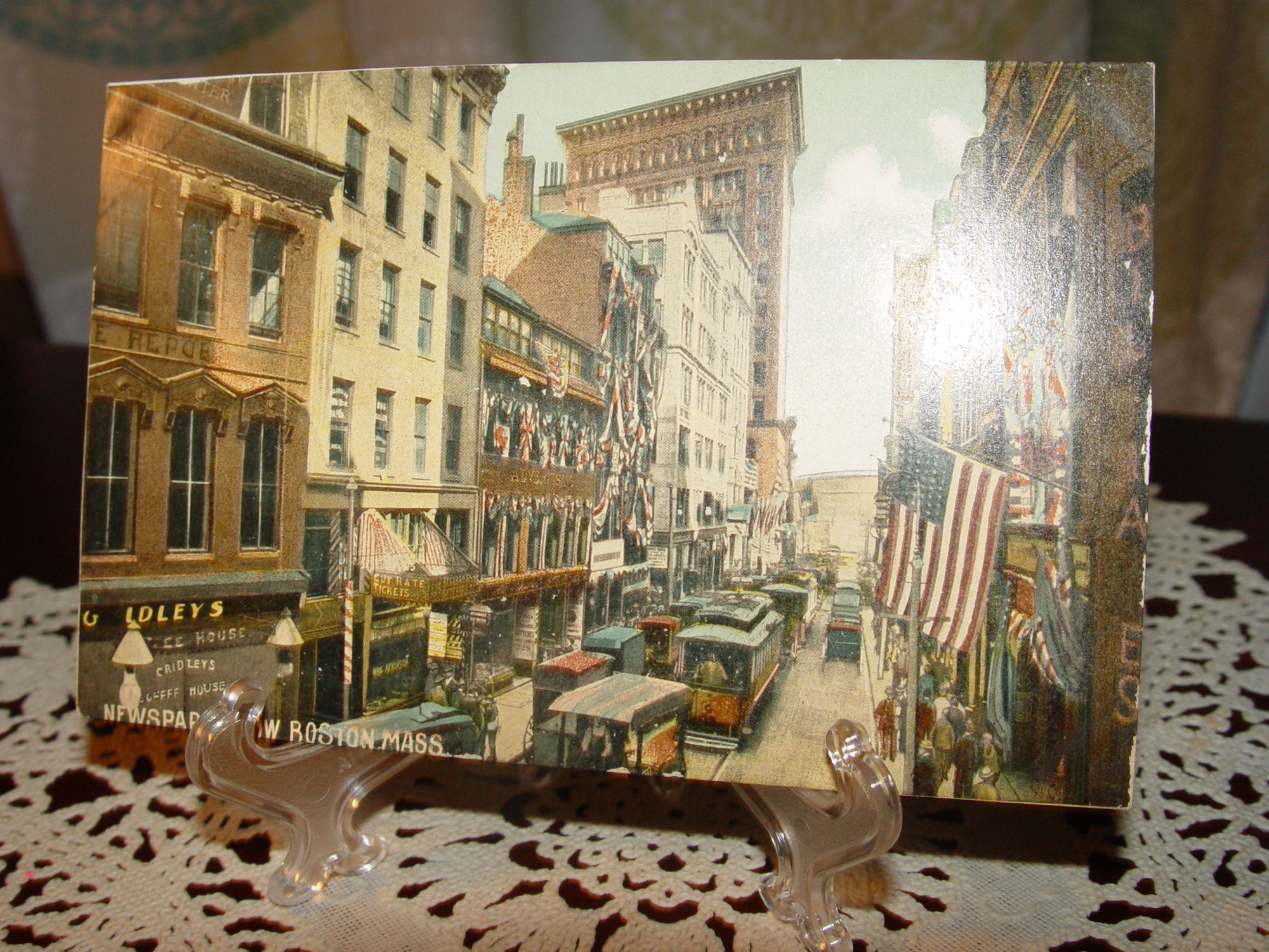 Newspaper
                                                Row - Boston,
                                                Massachusetts MA Vintage
                                                Postcard