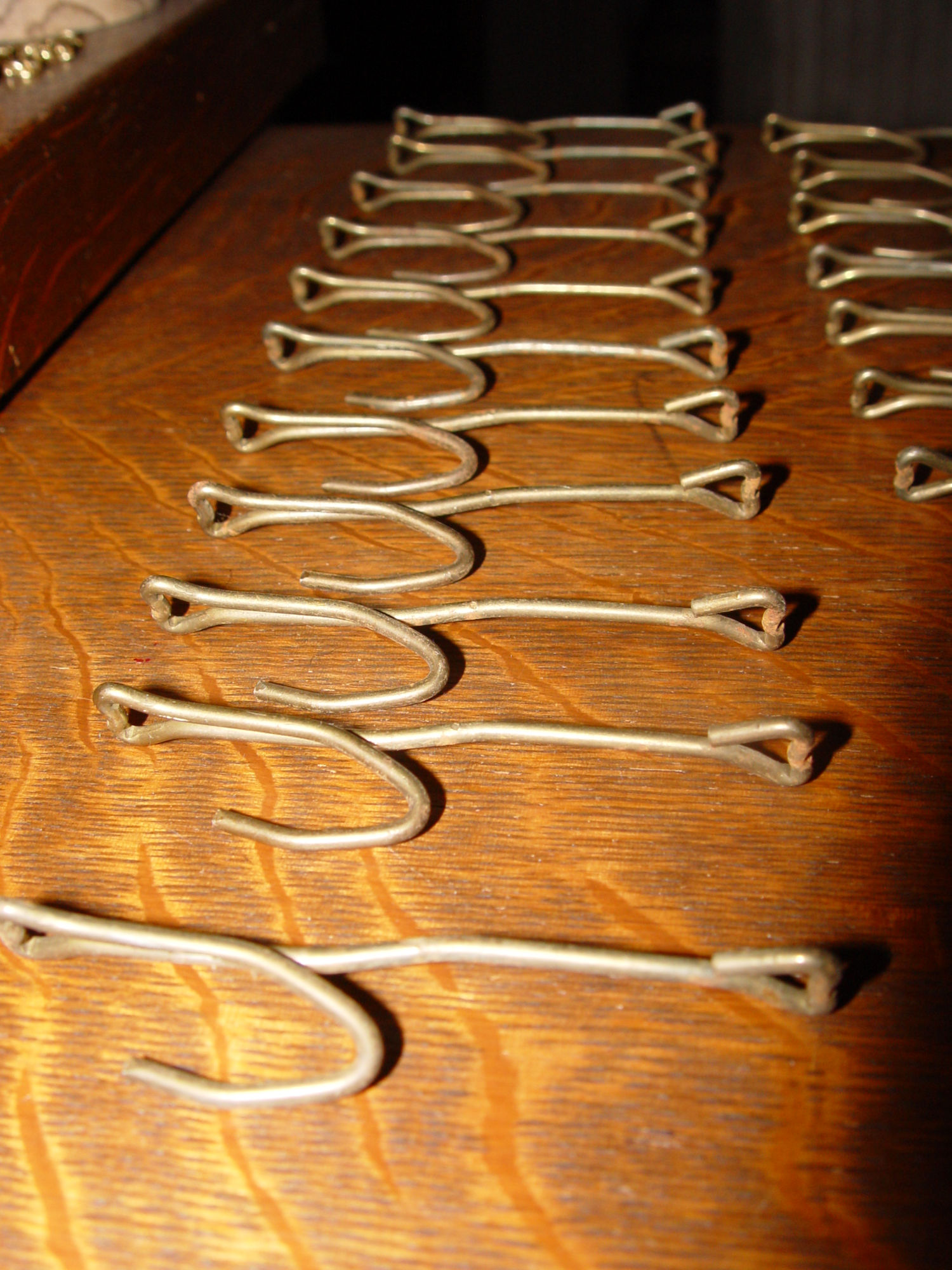 53 Early Curtain Drapery Heart and Hanger Hooks