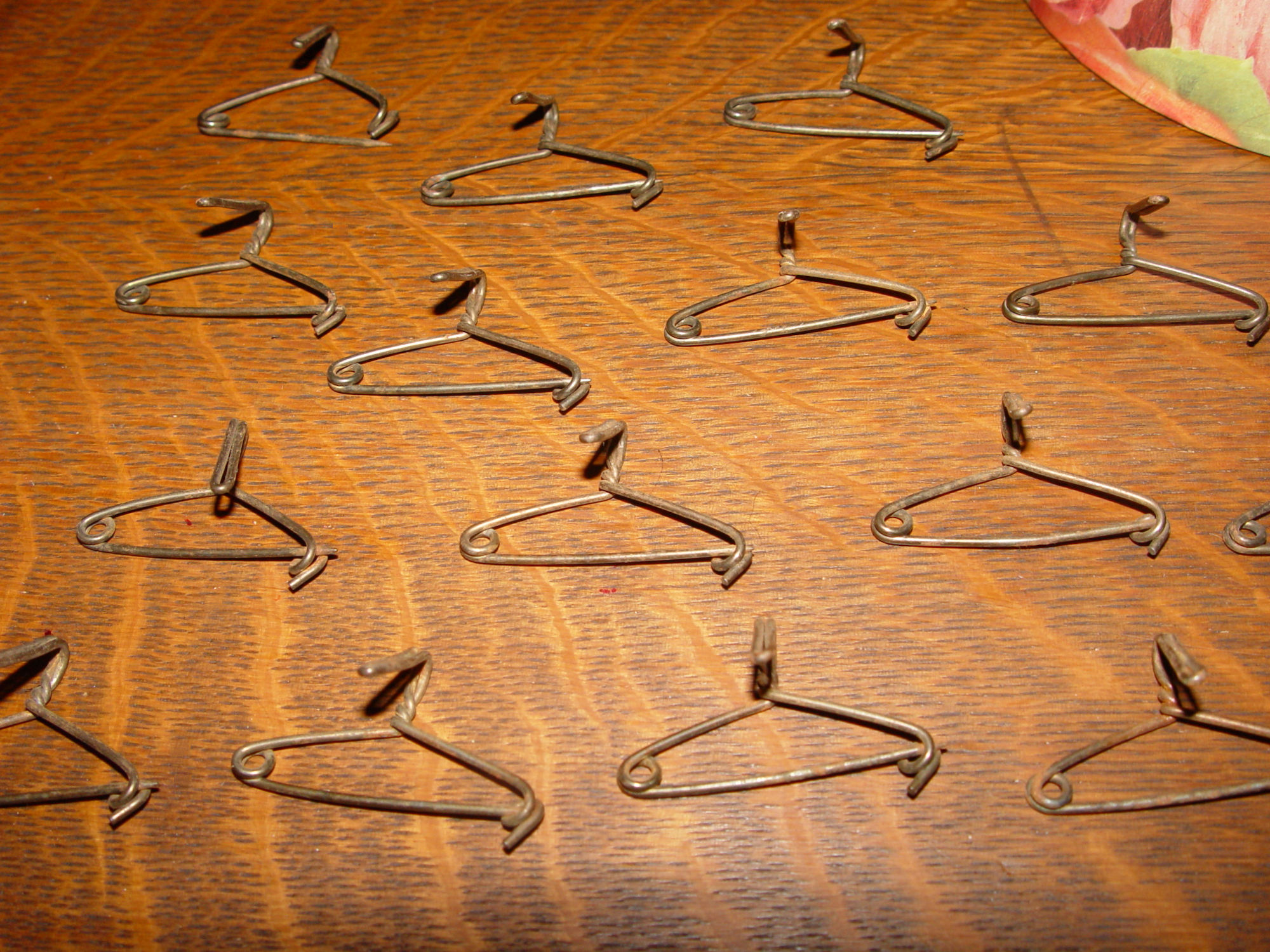 53 Early Curtain Drapery Heart and Hanger Hooks