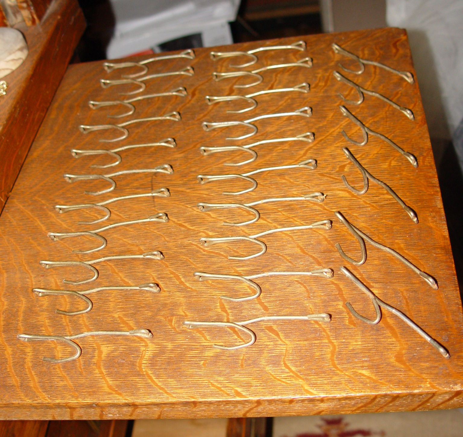 53 Early Curtain Drapery Heart and Hanger Hooks