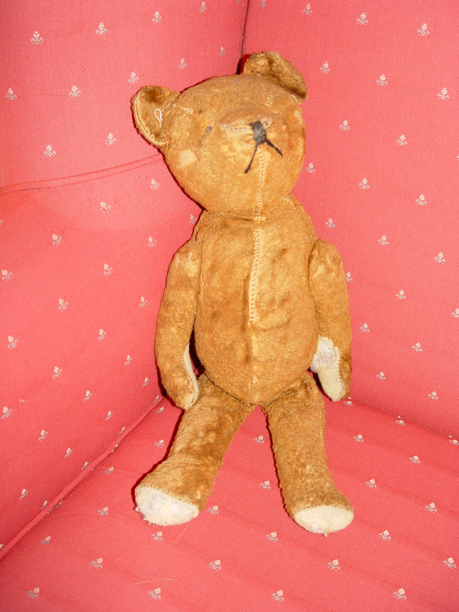 Antique Fully Jointed Teddy
                                        Bear Circa 1910 to 1920