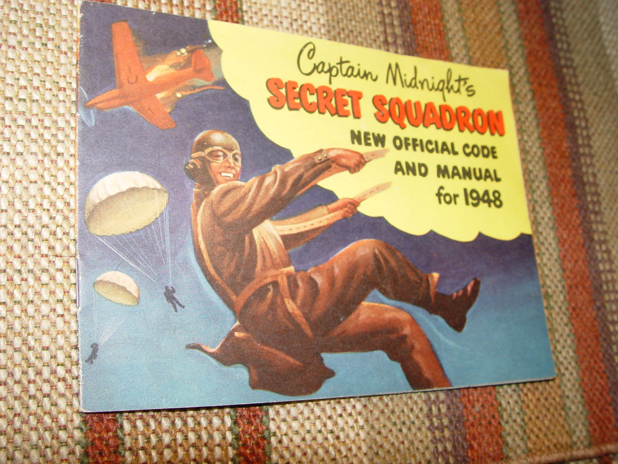 Captain Midnight's Secret
                                        Squadron 1948 Official Code and
                                        Manual
