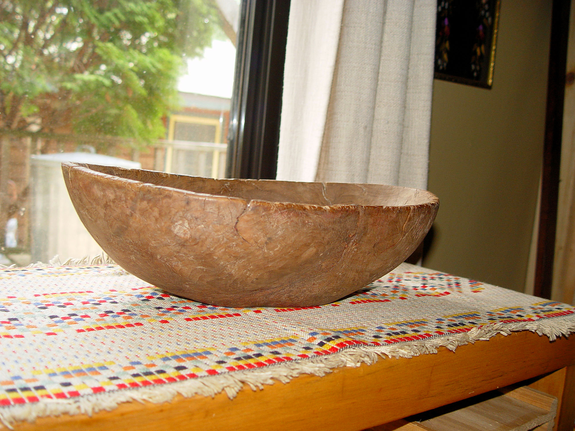 18th
                        Century Dated Swedish Root Burl Bowl