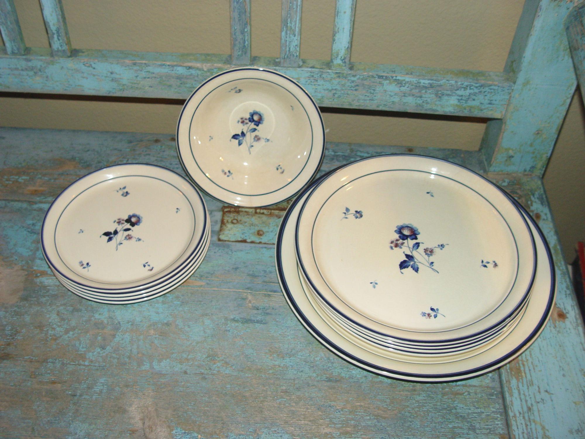 Keltcraft by Noritake Blue
                                        Chintz Stoneware, Ireland 10 pc
                                        Set