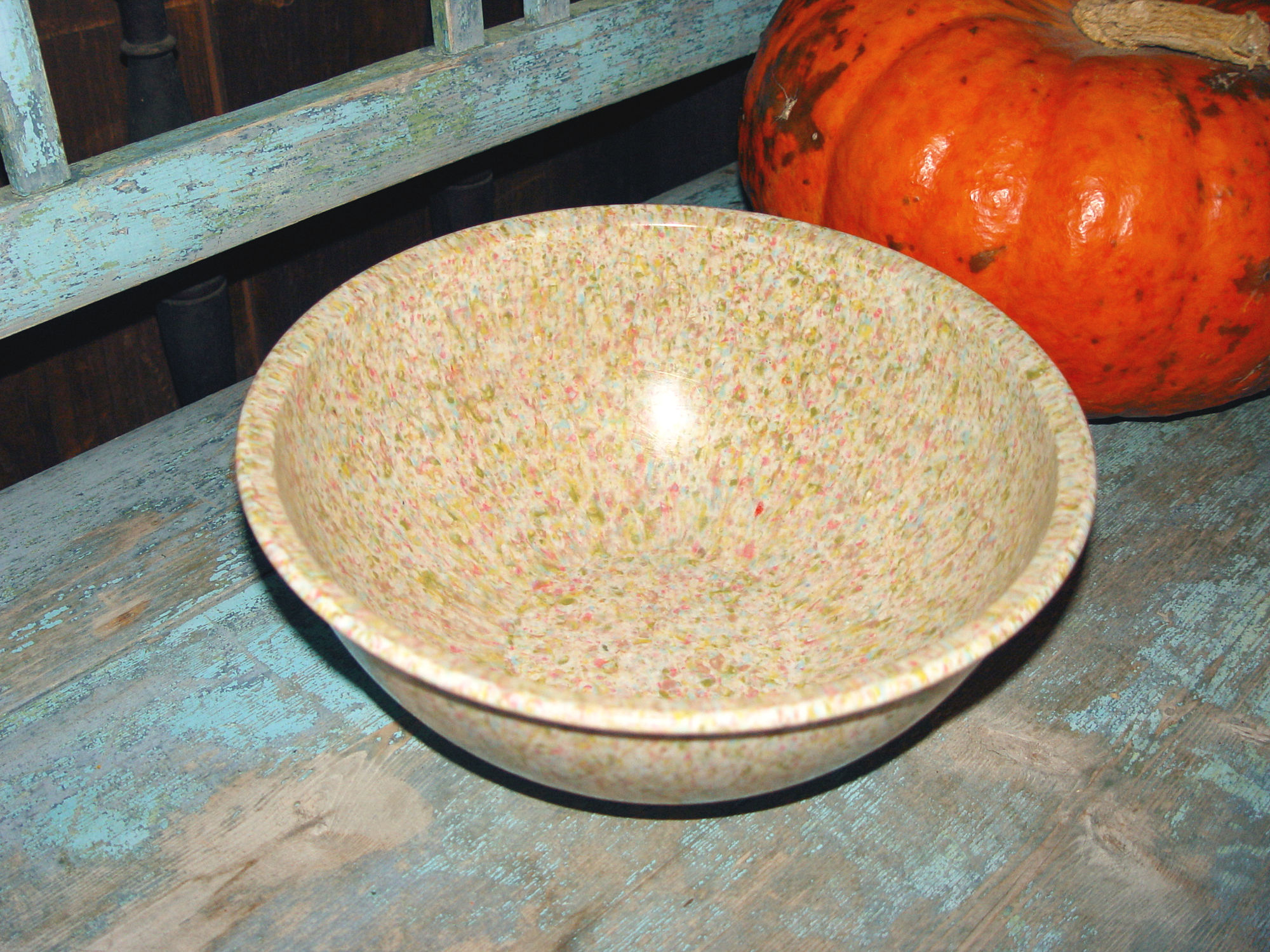 Mid‑Century
                        Brookpark Melamine Speckled Confetti Master Bowl
                        � 11.5" Diameter, c. 1955�1962