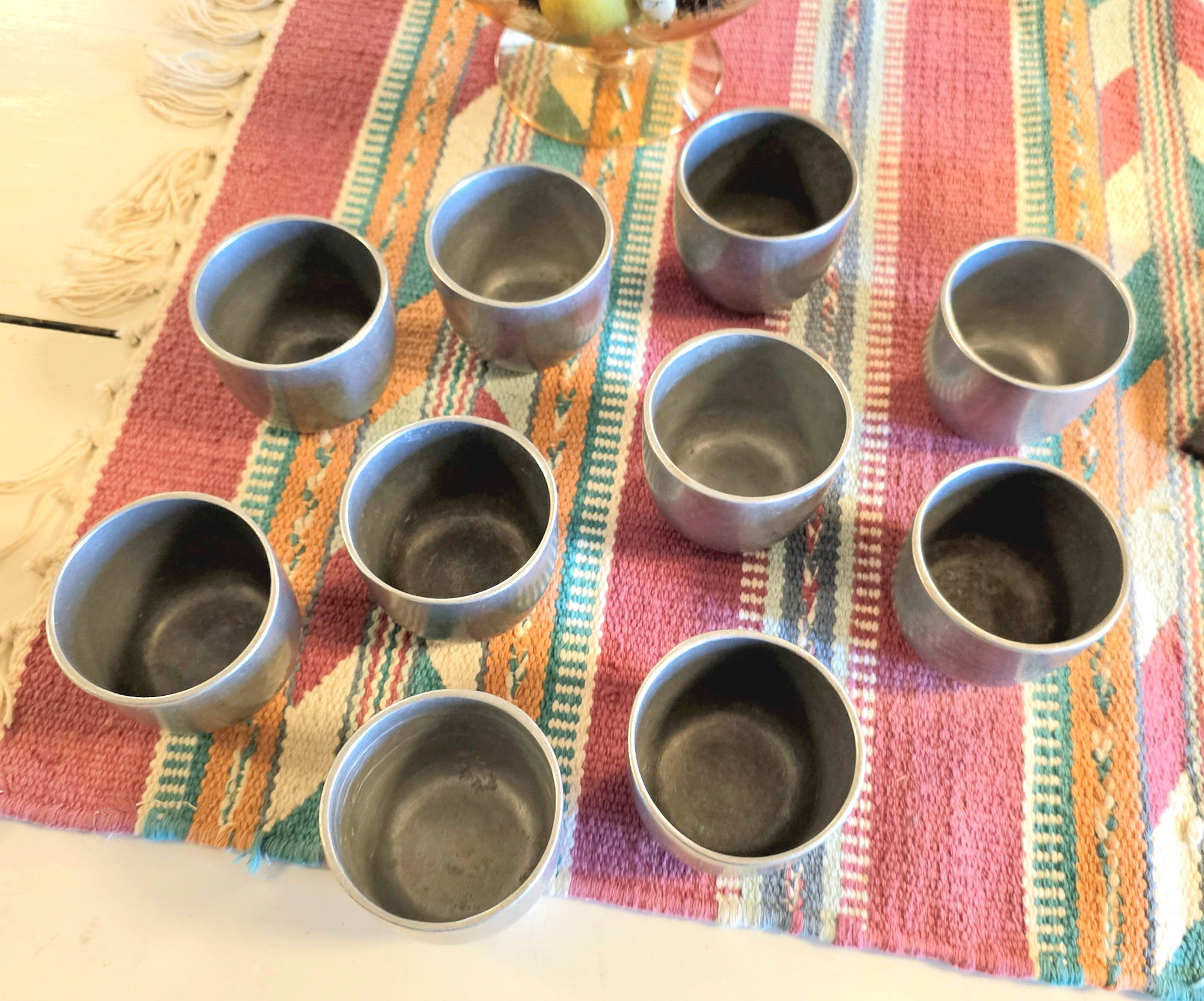 Set of 10 Jefferson Style Carson Casting Co
Statesmetal Pewter Cups