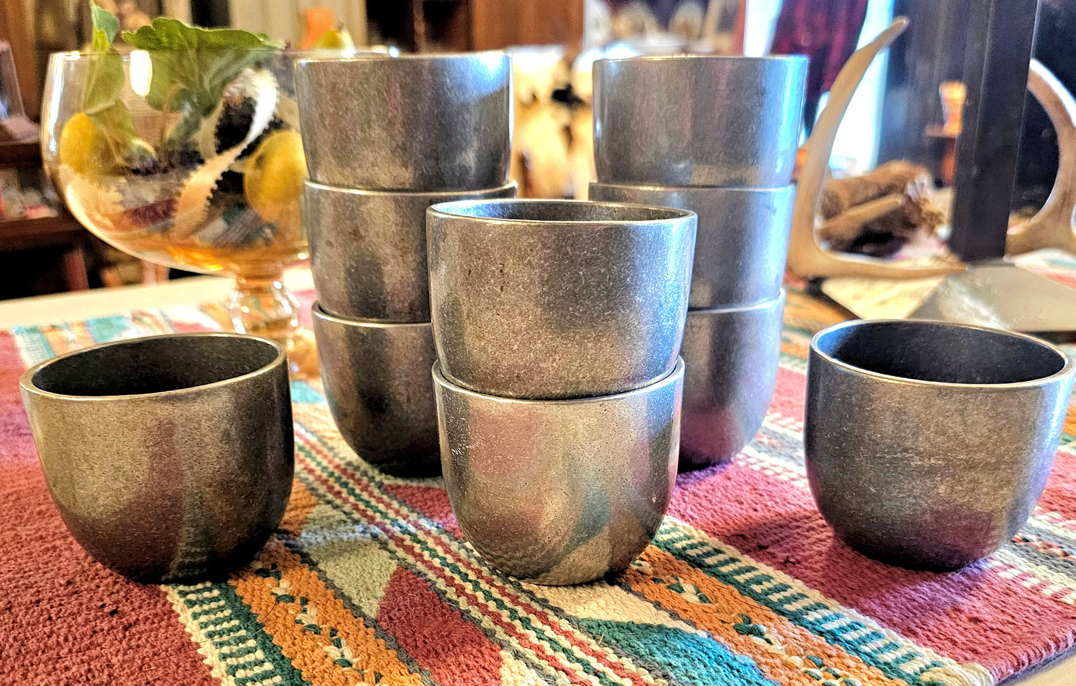 Set of 10 Jefferson Style Carson Casting Co
Statesmetal Pewter Cups