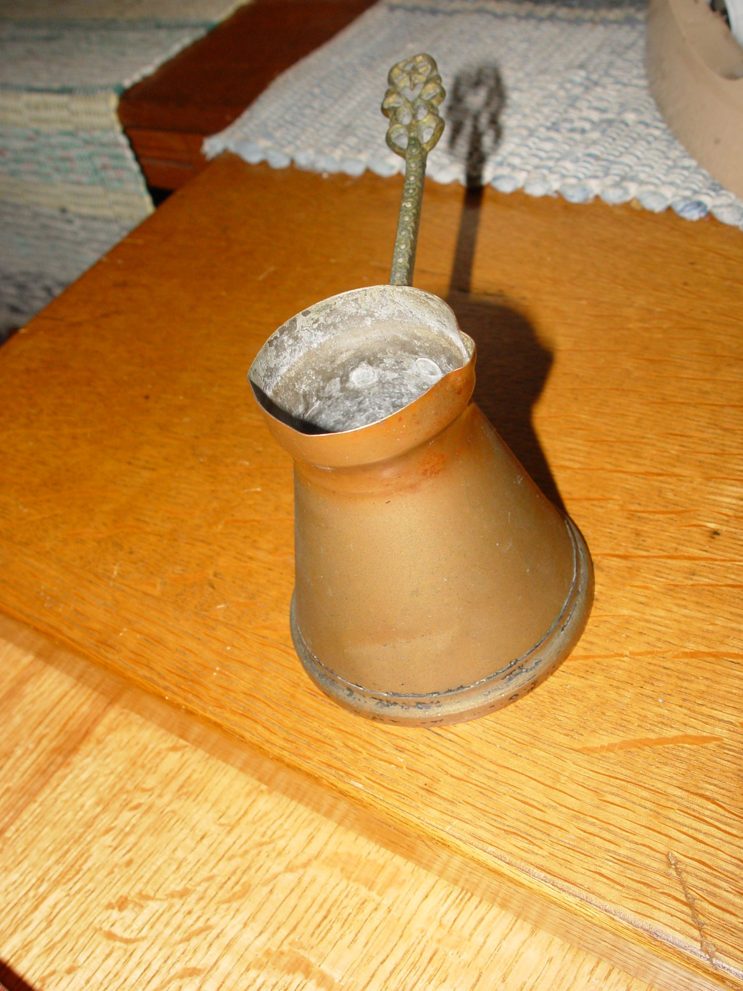 Turkish Antique Traditional Cezve / Ibrik Coffee
Pot, Copper