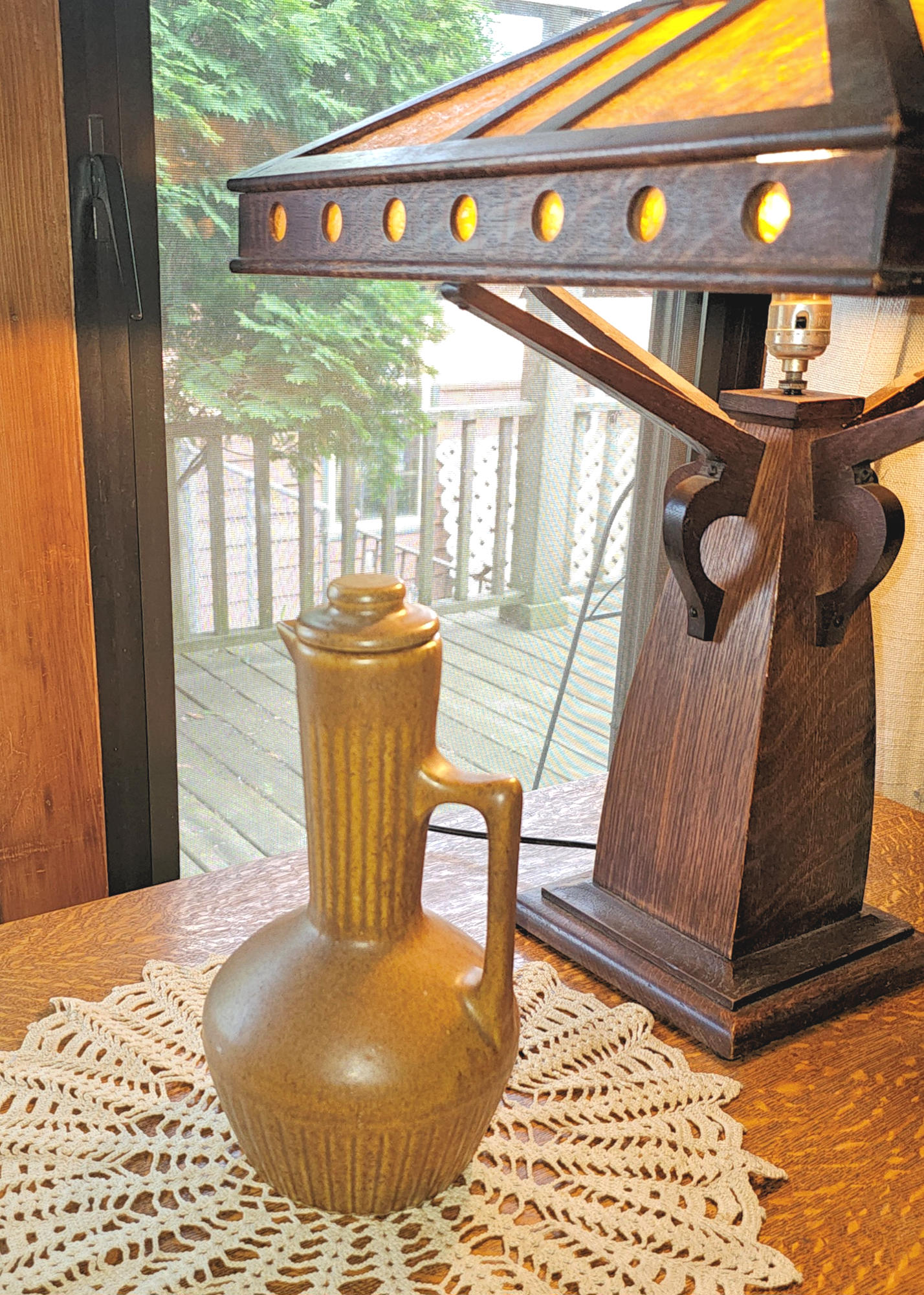 Mid‑Century Modern
                                        Stoneware Pitcher or Chocolate
                                        Pot � c.1950s‑1960s