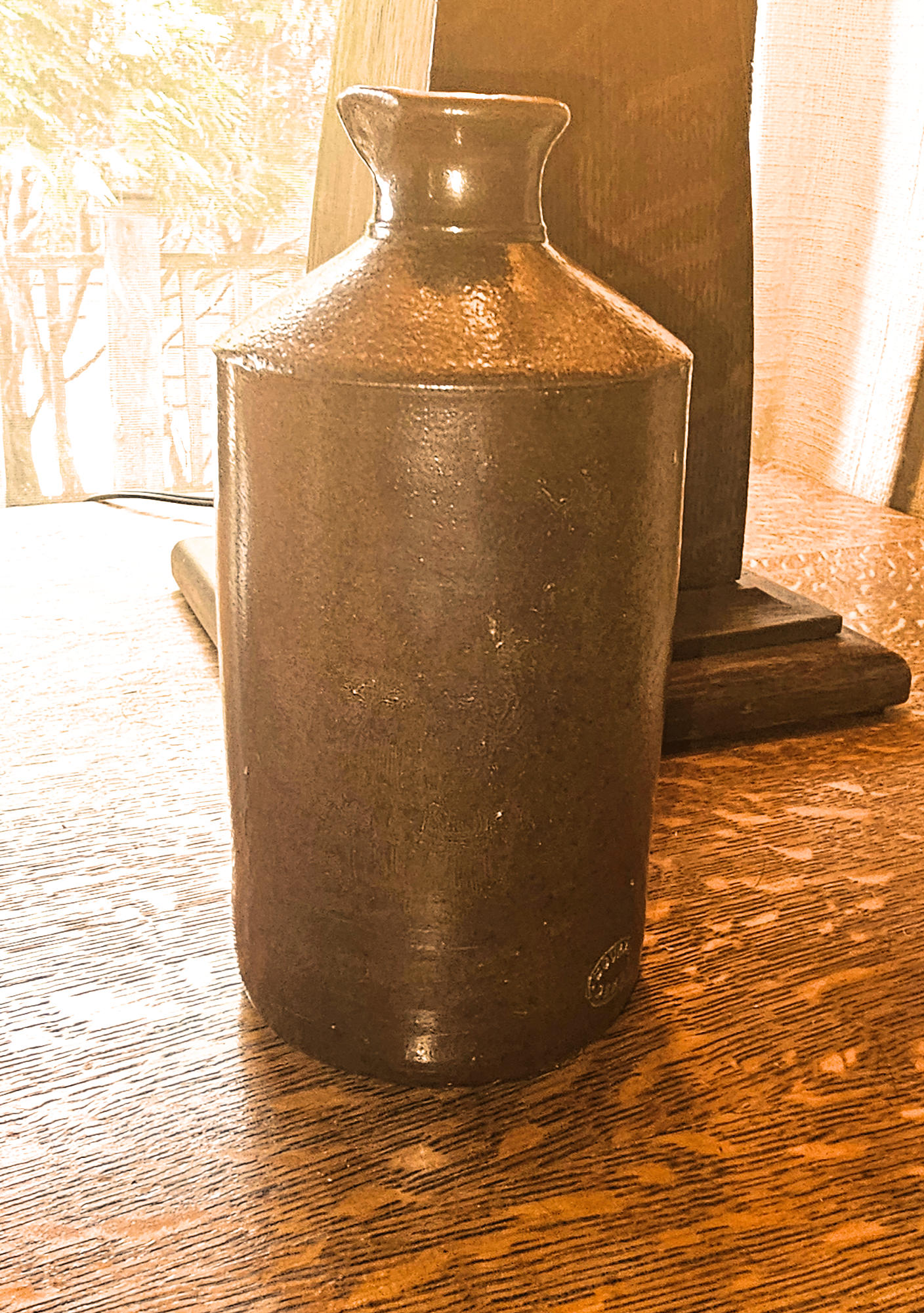 Vitreous Stone Salt Glaze
                                        Bottle, Bourne Denby Pottery
                                        England