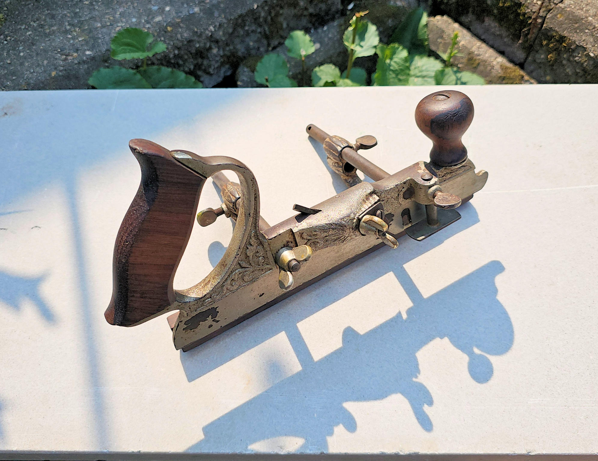 Late 19th c. Stanley No. 46 Skew Combination
Adjustable Dado Plow Plane