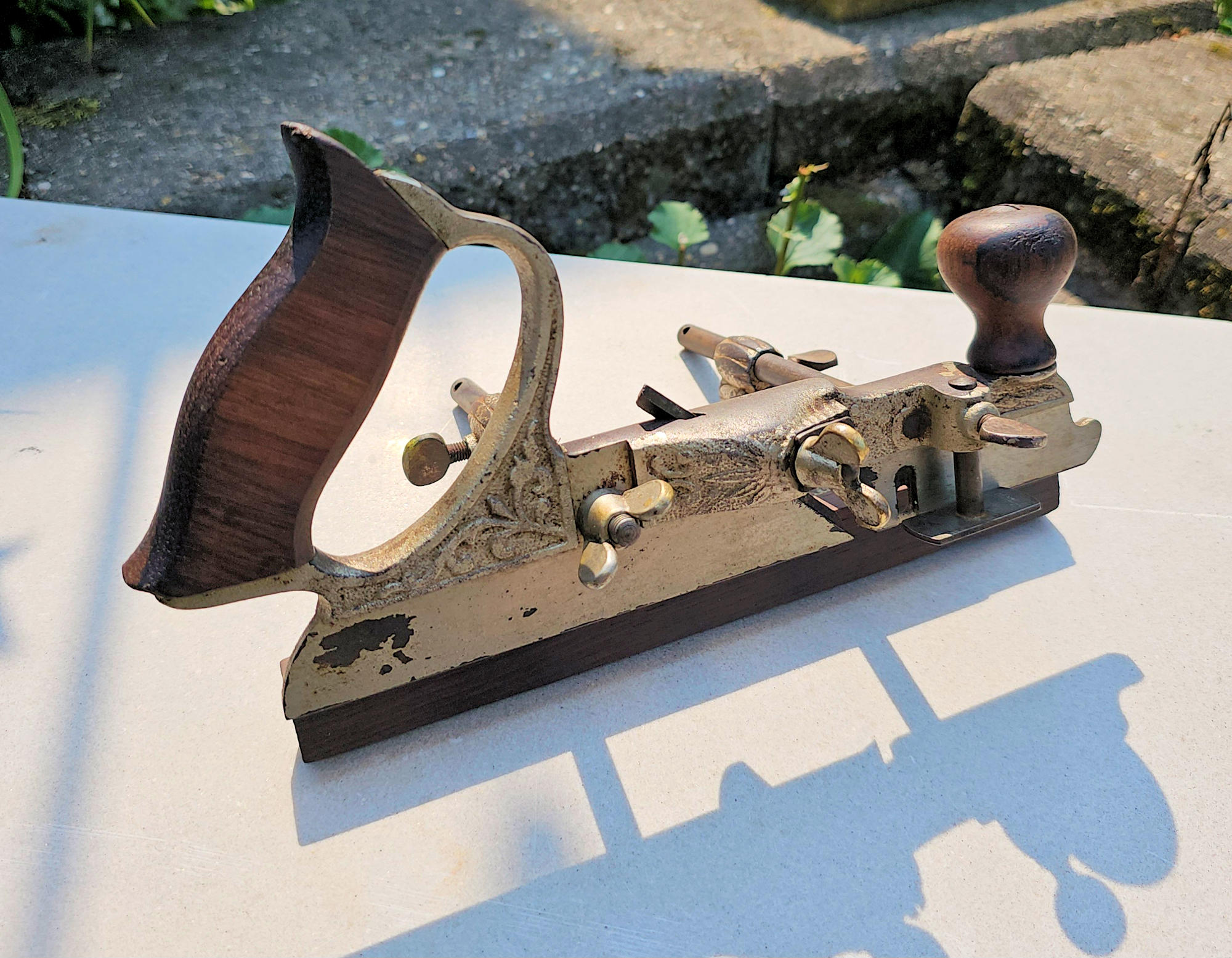 Late 19th c. Stanley No. 46 Skew Combination
Adjustable Dado Plow Plane