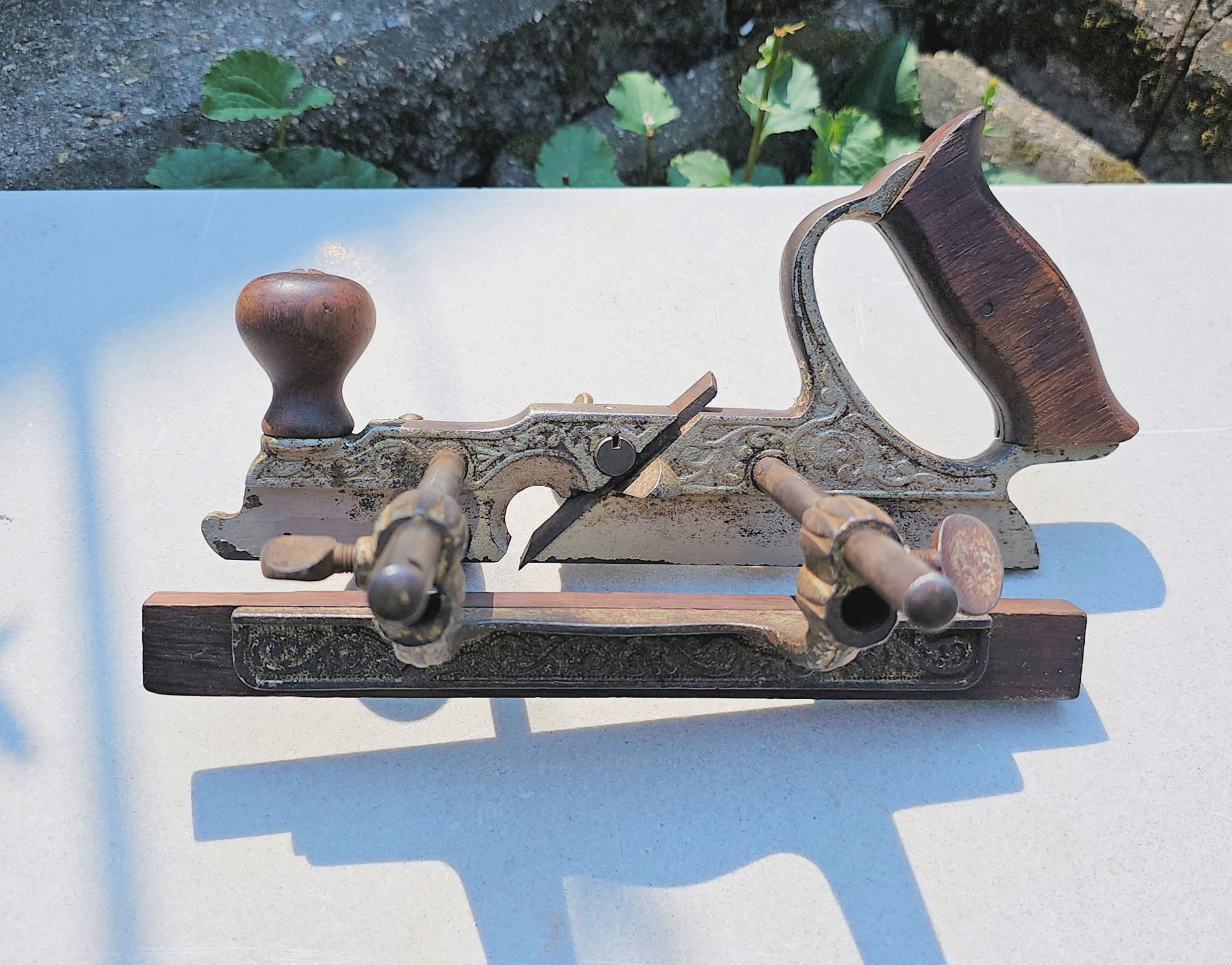 Stanley
                        No. 46 Skew Combination Plane - Nickel‑Plated
                        Plow Plane (c.1900s)