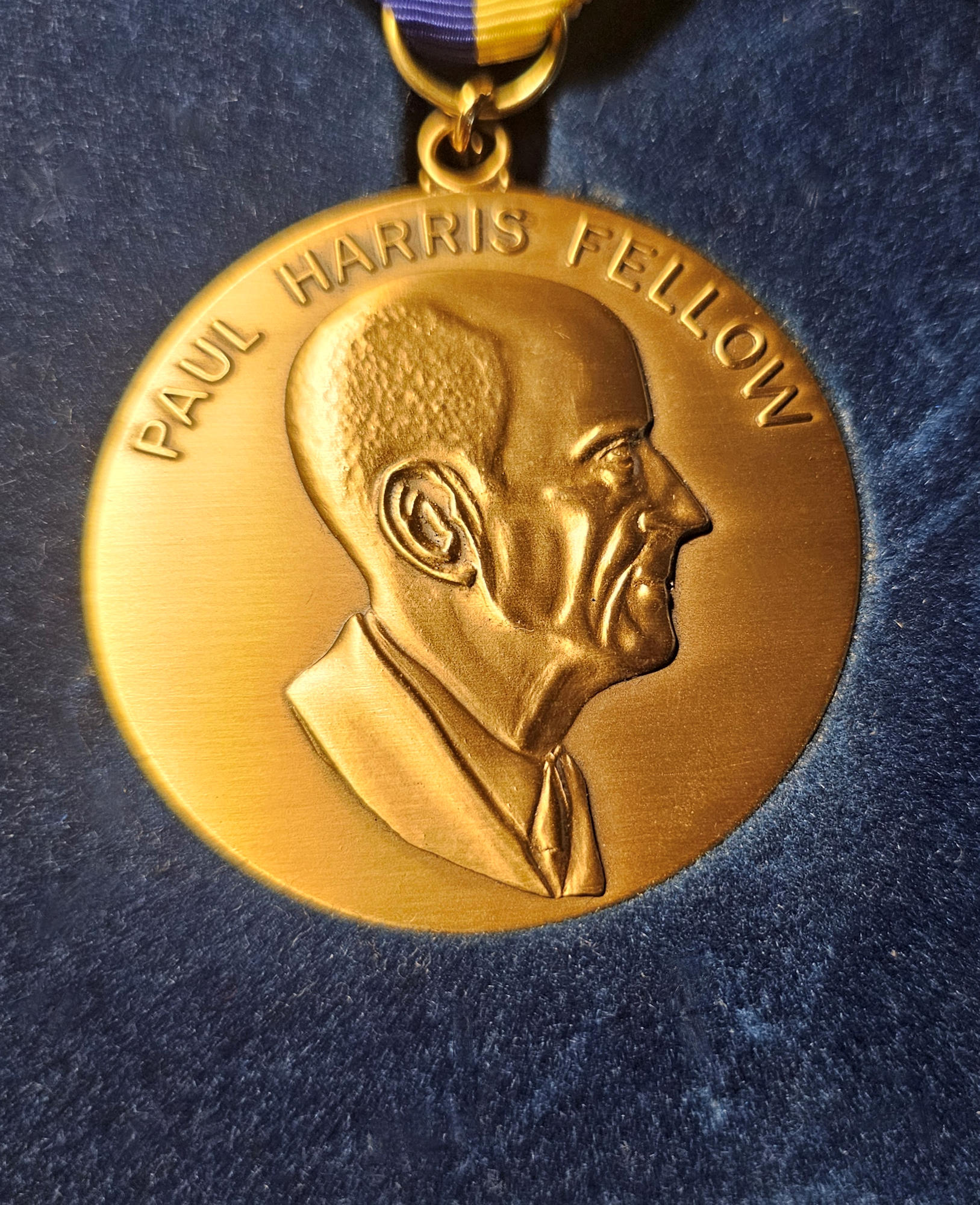 Paul Harris Fellow Rotary International Medal &
Pin Set in Presentation Case