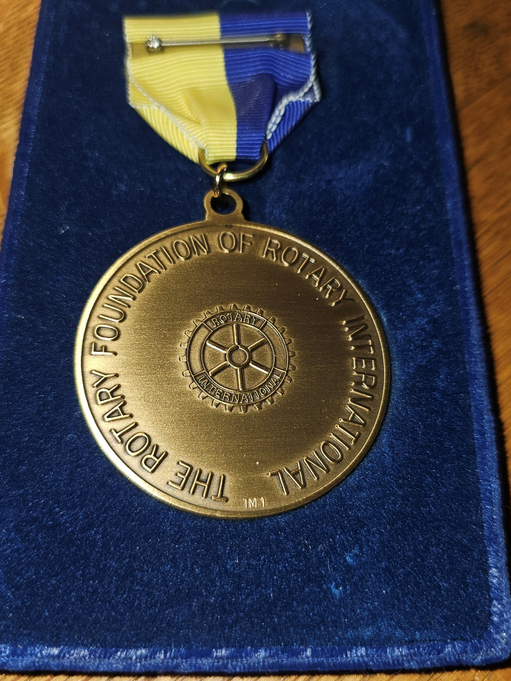 Paul Harris Fellow Rotary International Medal &
Pin Set in Presentation Case