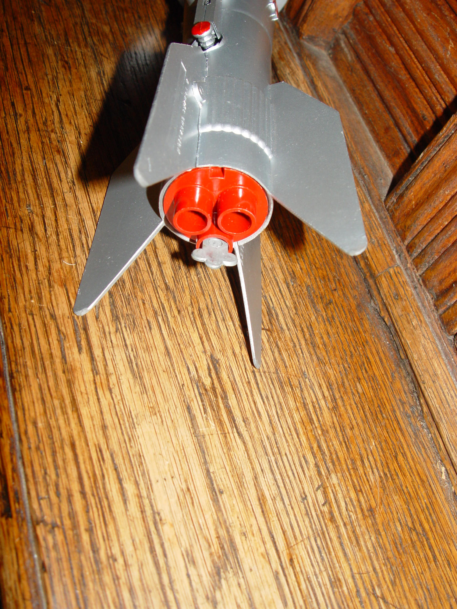 50s Top Rocket Bank (Near Mint w/ Original Key) –
First National Bank of Austin MN