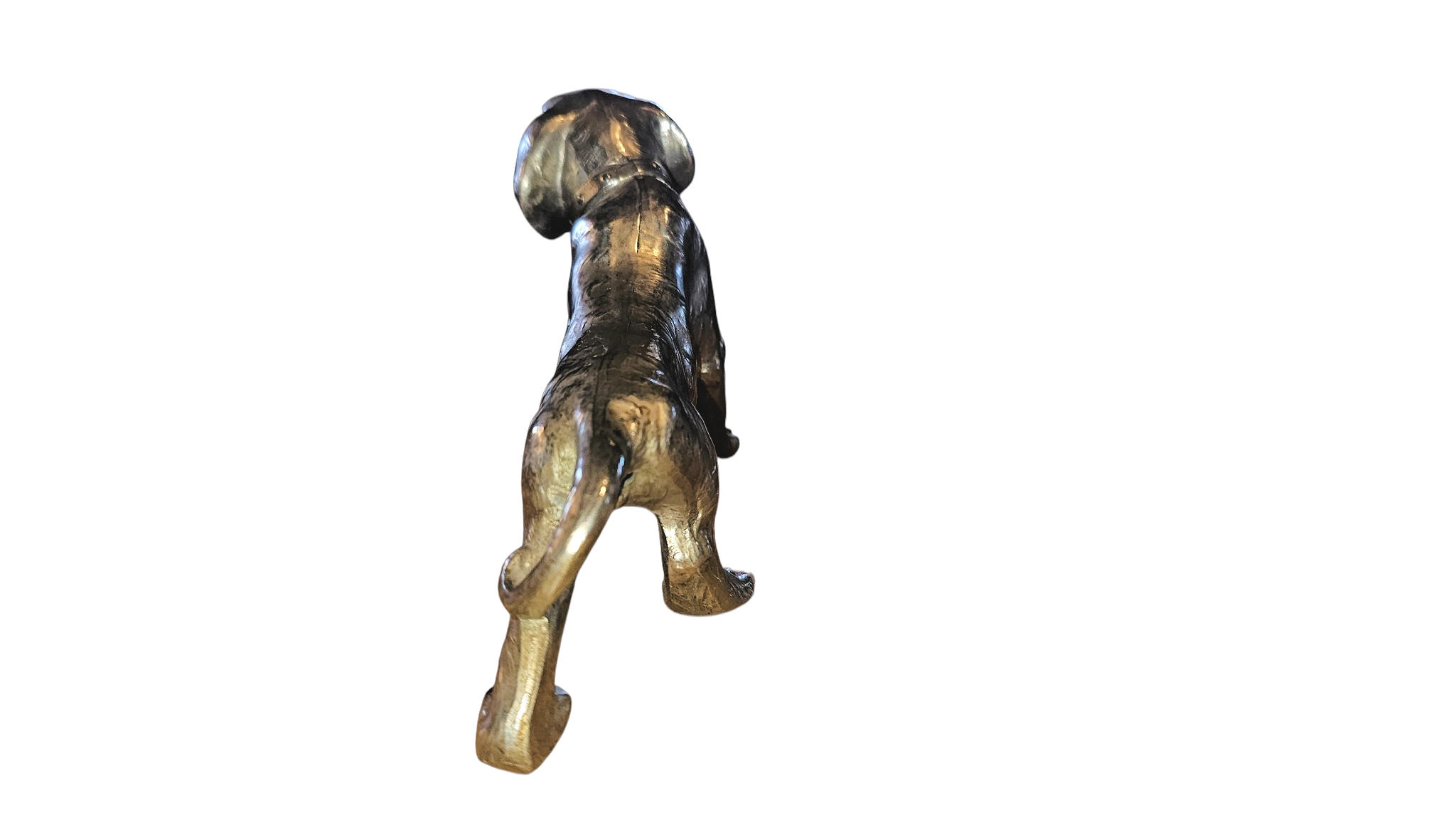 Vintage Made in Japan Metal Hunting Dog Figurine
Pointer Setter Hound Brass Tone 6.5"