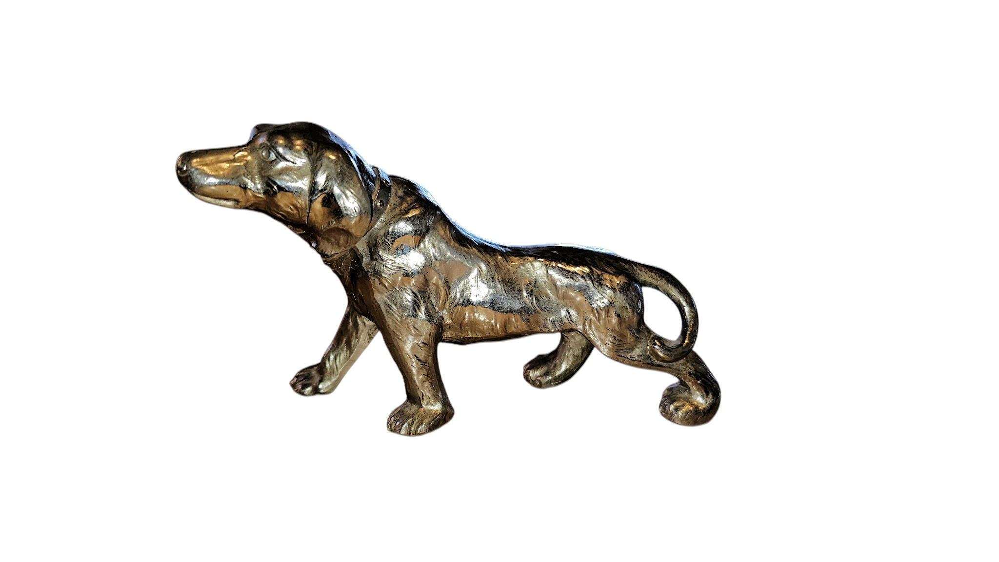 Vintage Made in Japan Metal
Hunting Dog Figurine Pointer
Setter Hound Brass Tone
6.5"